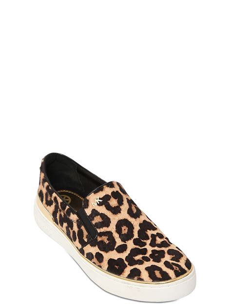 michael kors leopard slip on sneakers|michael kors rhinestone sneakers.